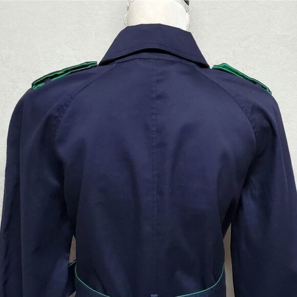 3.1 Phillip Lim 20th Anniversary XXO Blue Green Limited Edition Trench Coat Med - Picture 12 of 16